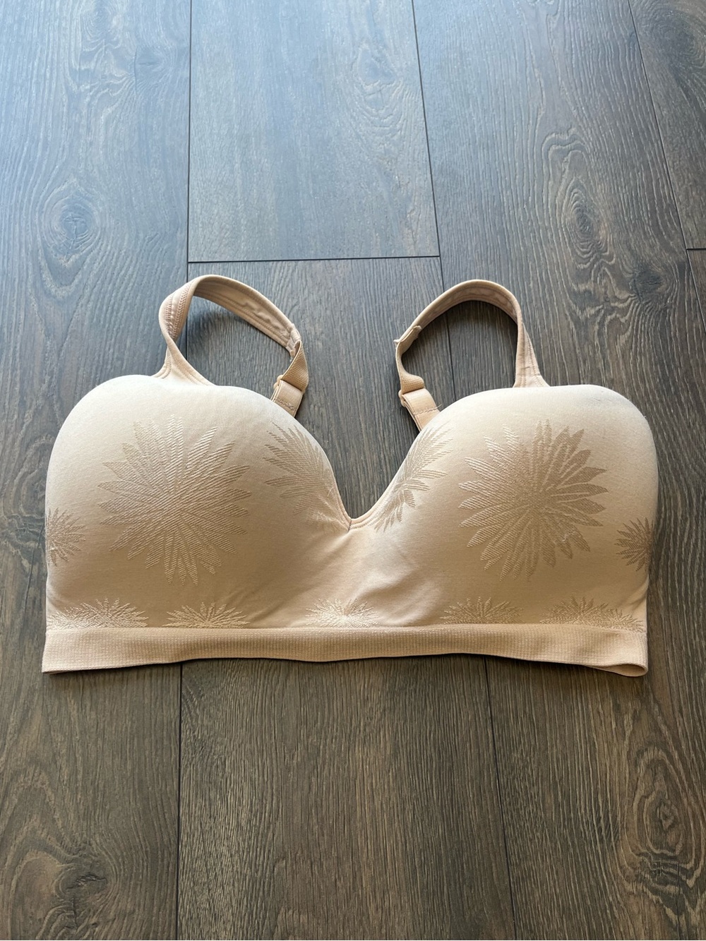 Bali Nude Floral Wireless Bra